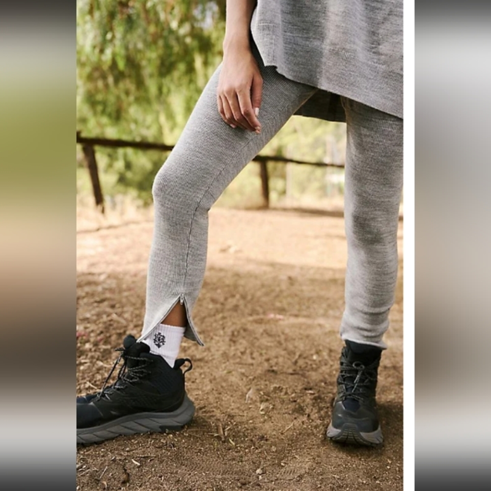 FP Movement by Free People Women's The Recovery Pants, Color Gray, Size Large